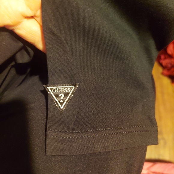 Guess NWT Girls Size Medium Jet Black with Frost Grey Detail Leggings - Picture 4 of 4